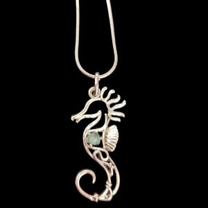 Silver Seahorse Necklace